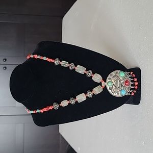 Tibetan Style Neclace with Carp  Pattern